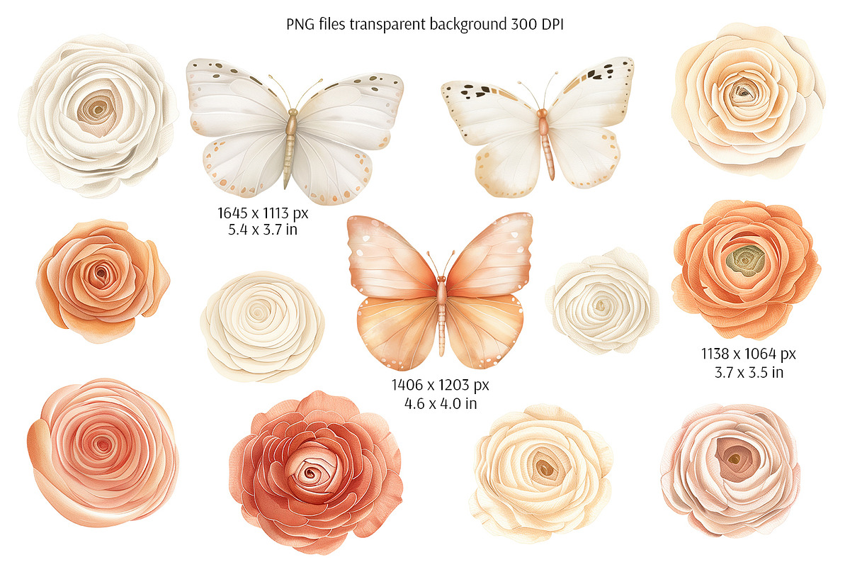 Everbloom Floral Collection, a Decorative Illustration by Anna Druzhkova (Photo 7 of 22)