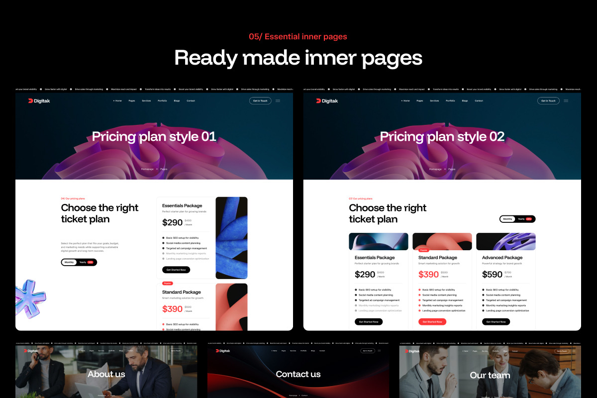 Digital Marketing Agency Theme, a WordPress Template by Opal Wordpress Theme (Photo 4 of 5)