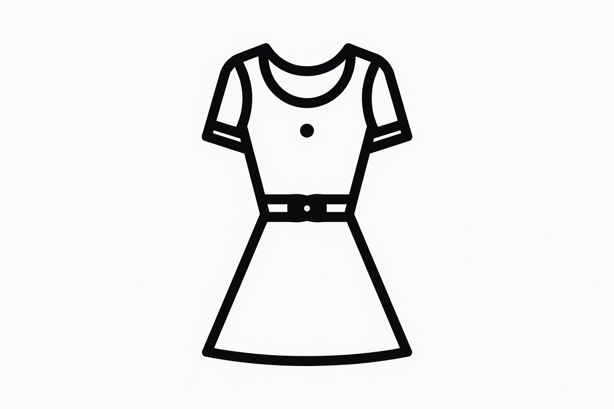 Fashion Dress Silhouettes Set, an Illustration by musafir_fashion (Photo 13 of 20)