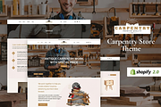 Carpentry Wooden Furniture Shopify, a Shopify Template by ThemesRain (Thumbnail 2 of 3)