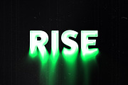 Bleeding Text Effect (PSD), a Layer Style Add-On by Posterfello (Thumbnail 2 of 3)