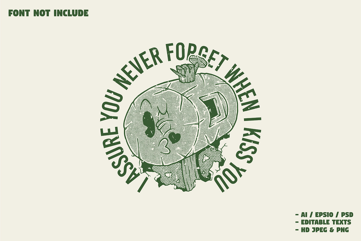 retro kissing hammer, a Branding & Logo Template by Judsart