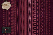 Embroidery Art Brushes For Procreate, a Brush Add-On by bokettori (Thumbnail 9 of 42)