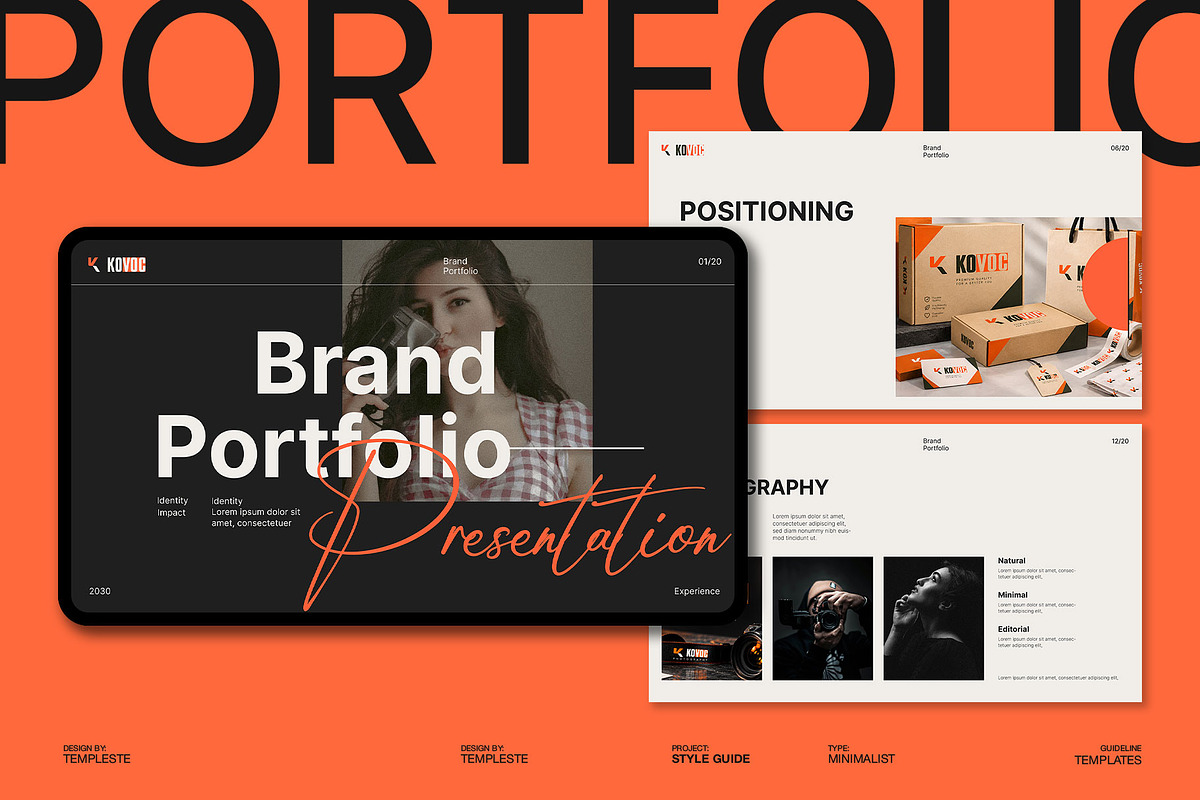 Brand Portfolio Presentation Deck, a Presentation Template by Devators (Photo 5 of 6)