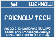 Friendly Tech font