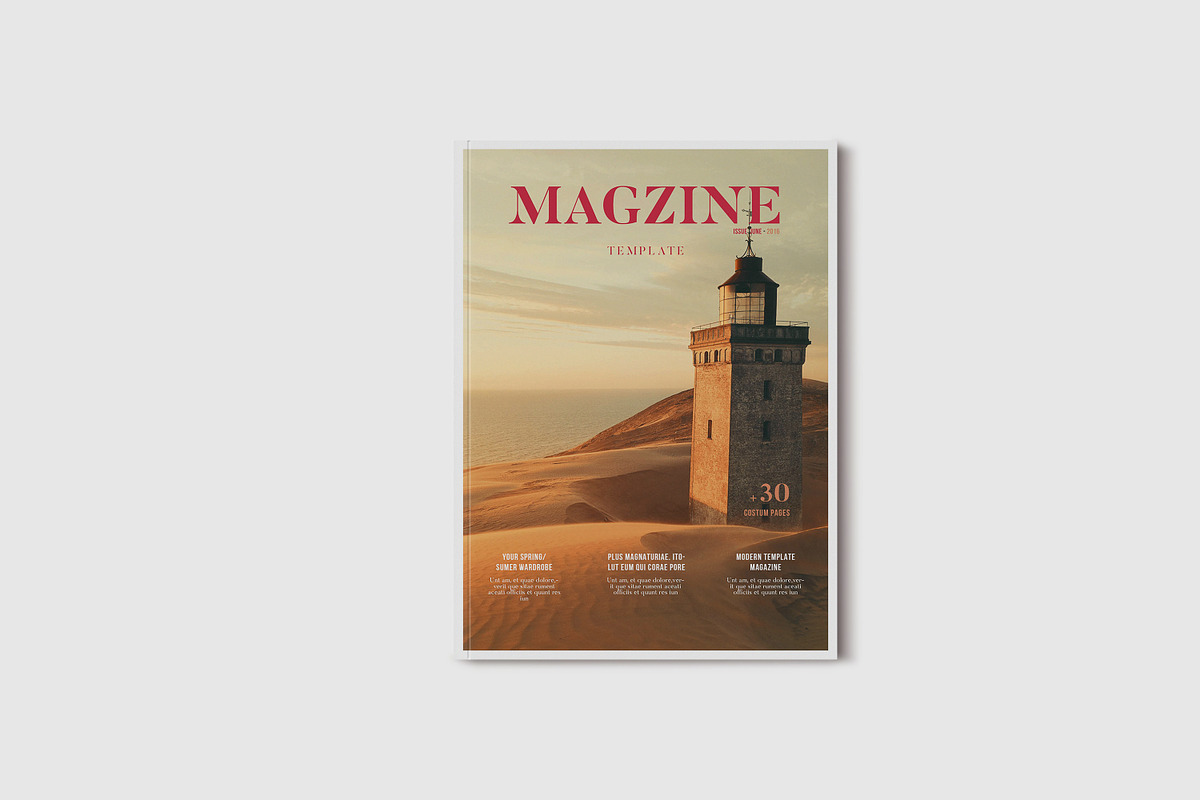 Multipurpose Magazine Template, a Magazine Template by Uloel Design (Photo 1 of 12)