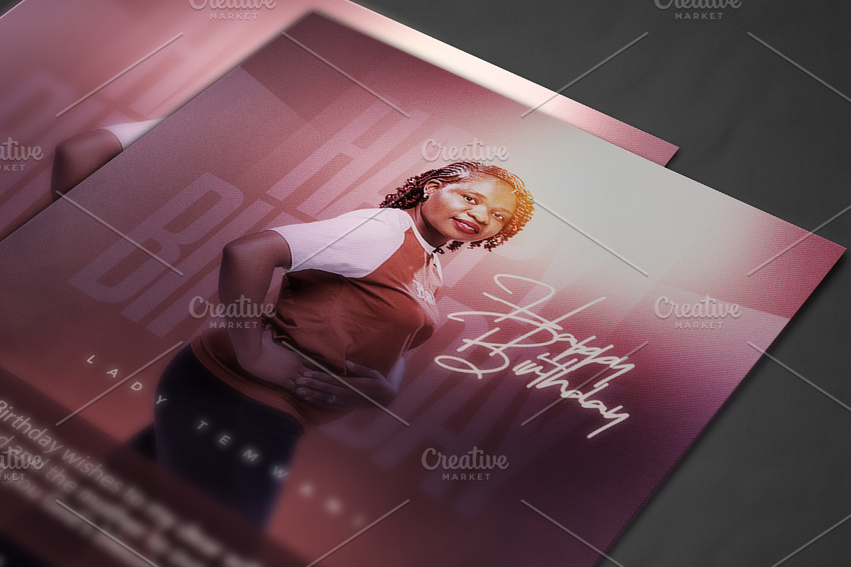 Birthday Flyer Template, a Social Media Template by church flyer templates (Photo 3 of 4)