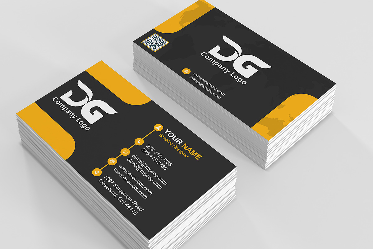 2 Sided Business Card PSD preview 8