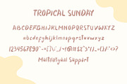 Tropical Sunday, a Handwritten Font by Yoga Letter (Thumbnail 6 of 6)