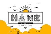 Hane Vector Typeface, a Sans Serif Font by Kursat Unsal (Thumbnail 1 of 5)