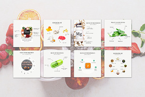 Nutrition Instagram Post Template, a Social Media Template by CreativeTempHub
