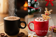 Rustic Christmas Mug Bundle 400 JPG, a Cups & Container Mockup by KennedyStudio (Thumbnail 2 of 11)