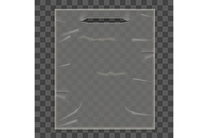 Template Blank Realistic Packge Set