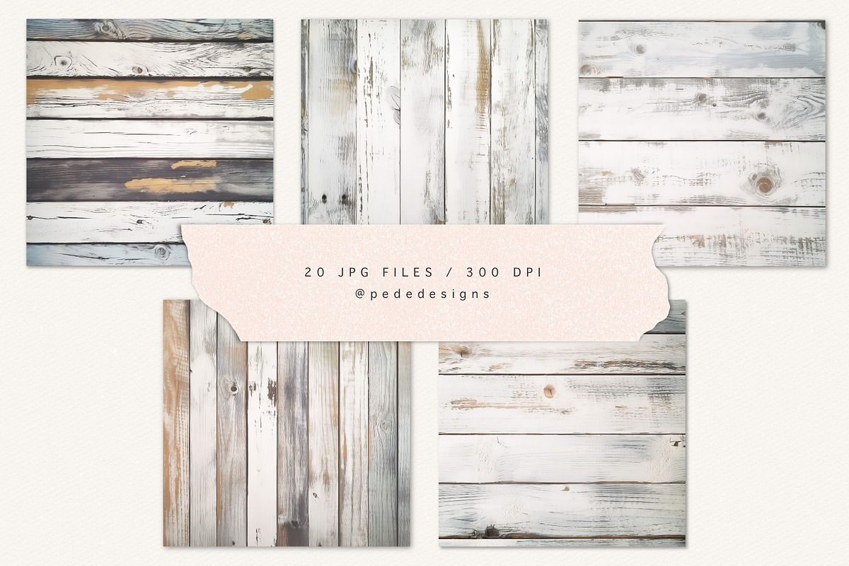 Rustic Wood Textures, a Texture Graphic by PeDe Designs