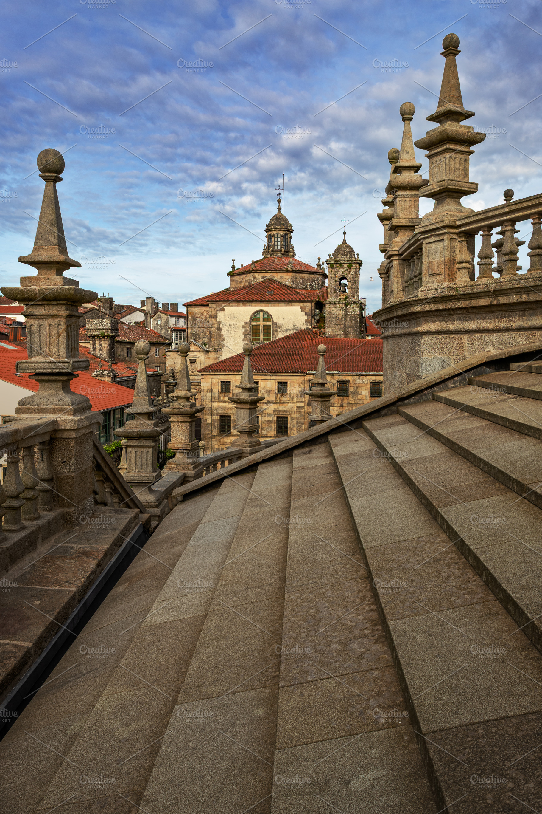 Monumental Stone Staircase with View, an Architecture Photo by Perpis