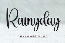 Rainyday | Script Font