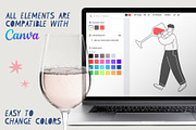 Wine Time Fun, a Person Illustration by Popova (Thumbnail 4 of 5)