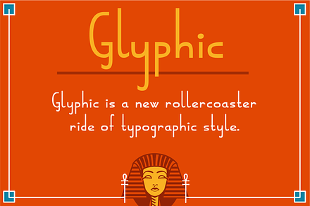 Glyphic, a Blackletter Font by Weathersbee Type