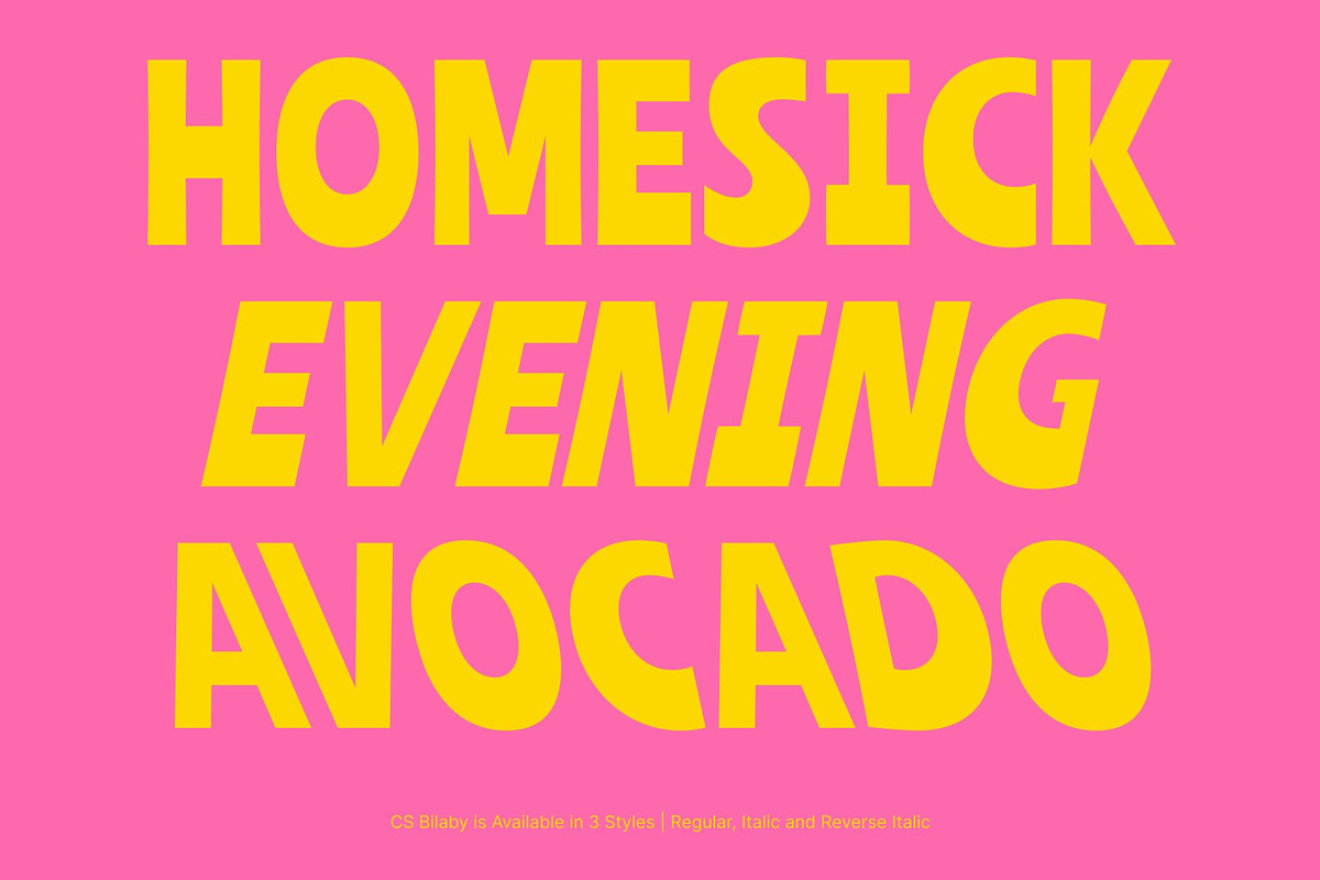 CS Bilaby – Playful Font, a Sans Serif Font by Craft Supply Co. (Photo 3 of 8)
