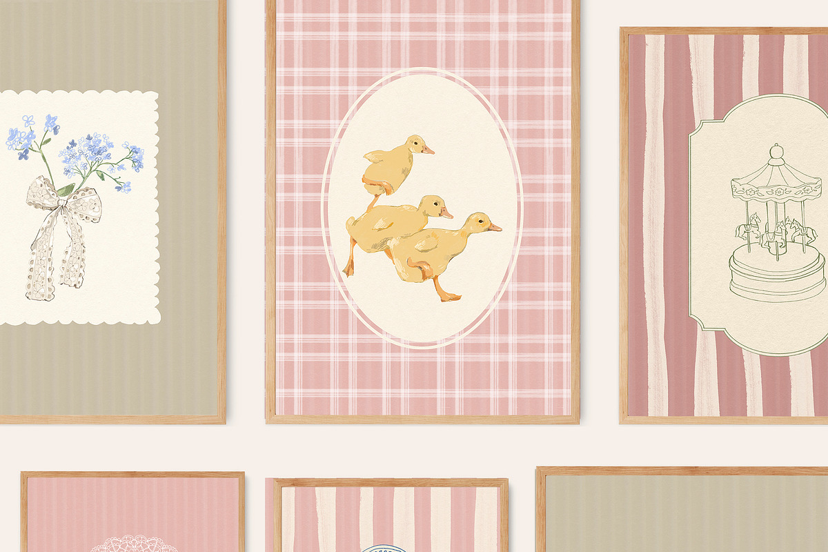 Animals Nursery Wall Art Prints, a Background Graphic by whiteheartdesign (Photo 10 of 17)