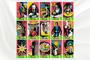 Pop Art Tarot Cards Deck, a Decorative Illustration by Mugio (Thumbnail 2 of 5)