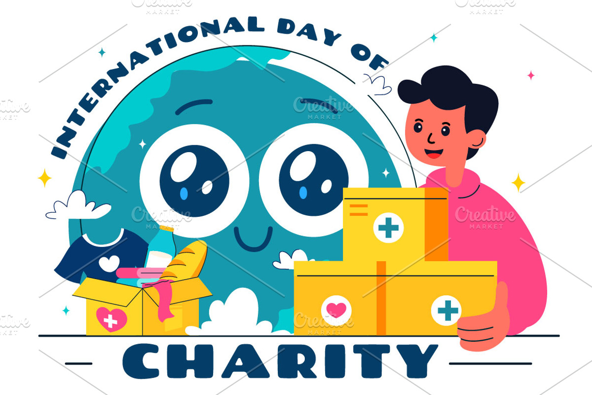 10 International Day of Charity, an Education Illustration by denayunebgt (Photo 4 of 4)