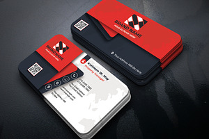 Simple Clean Card Layout, a Business Card Template by Mohammad Sarfaraz