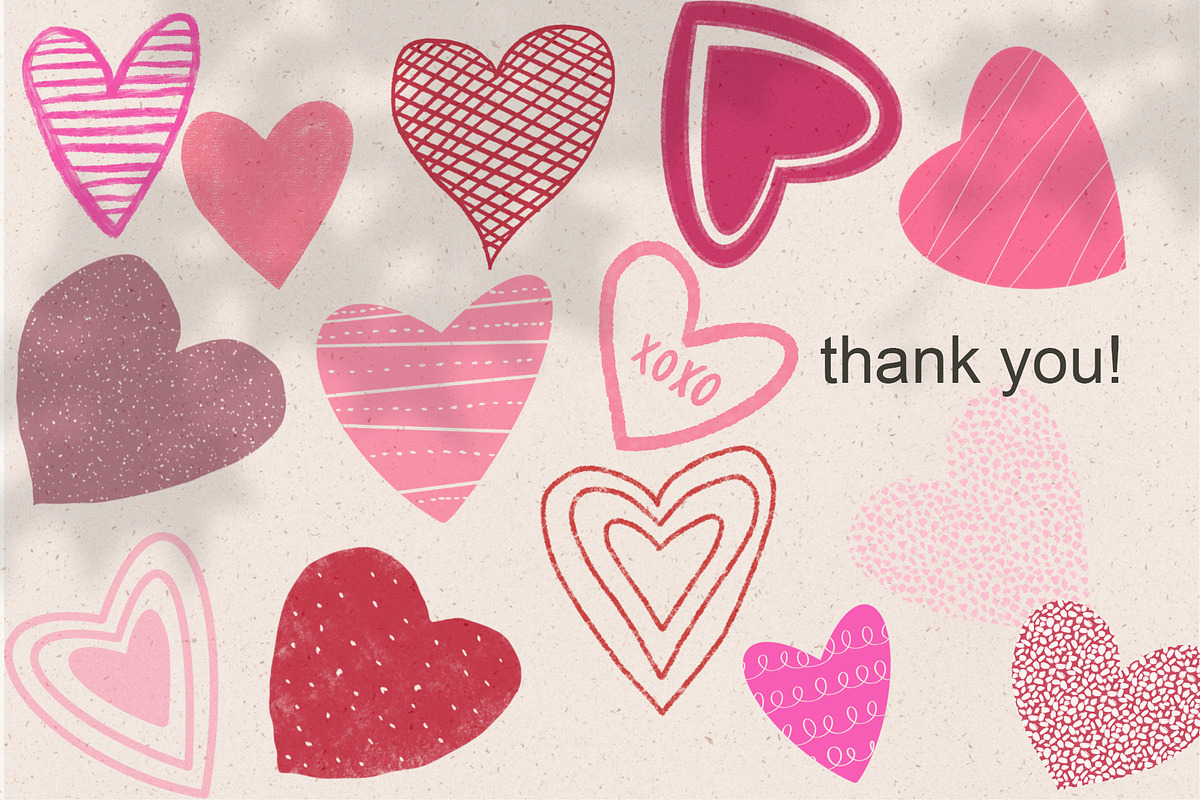 45 Procreate Valentine Heart Stamps, a Brush Add-On by Sweet Fig (Photo 7 of 7)
