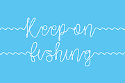 Gone Fishing - a fishing font!!!, a Font by Little Type Factory (Thumbnail 16 of 16)