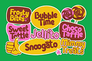 Kandykiddo - Playful Chunky Font, a Handwritten Font by Sronstudio (Thumbnail 3 of 9)