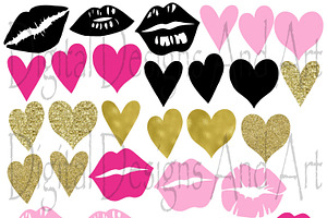 Love And Kisses Clipart