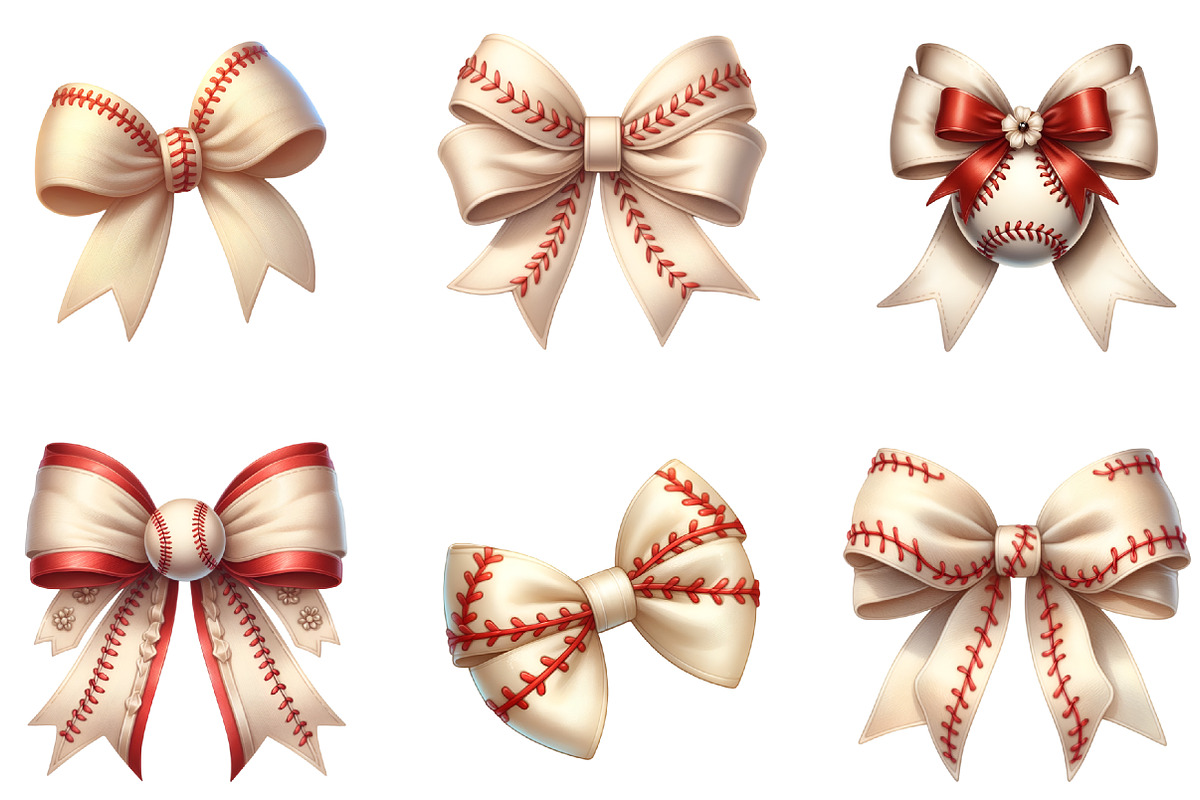 Coquette Baseball Bow, an Illustration by GatewayDesign (Photo 3 of 3)