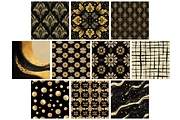 Black Friday Black & Gold Backgrouds, a Background Graphic by NadiaTheronArt (Thumbnail 3 of 5)