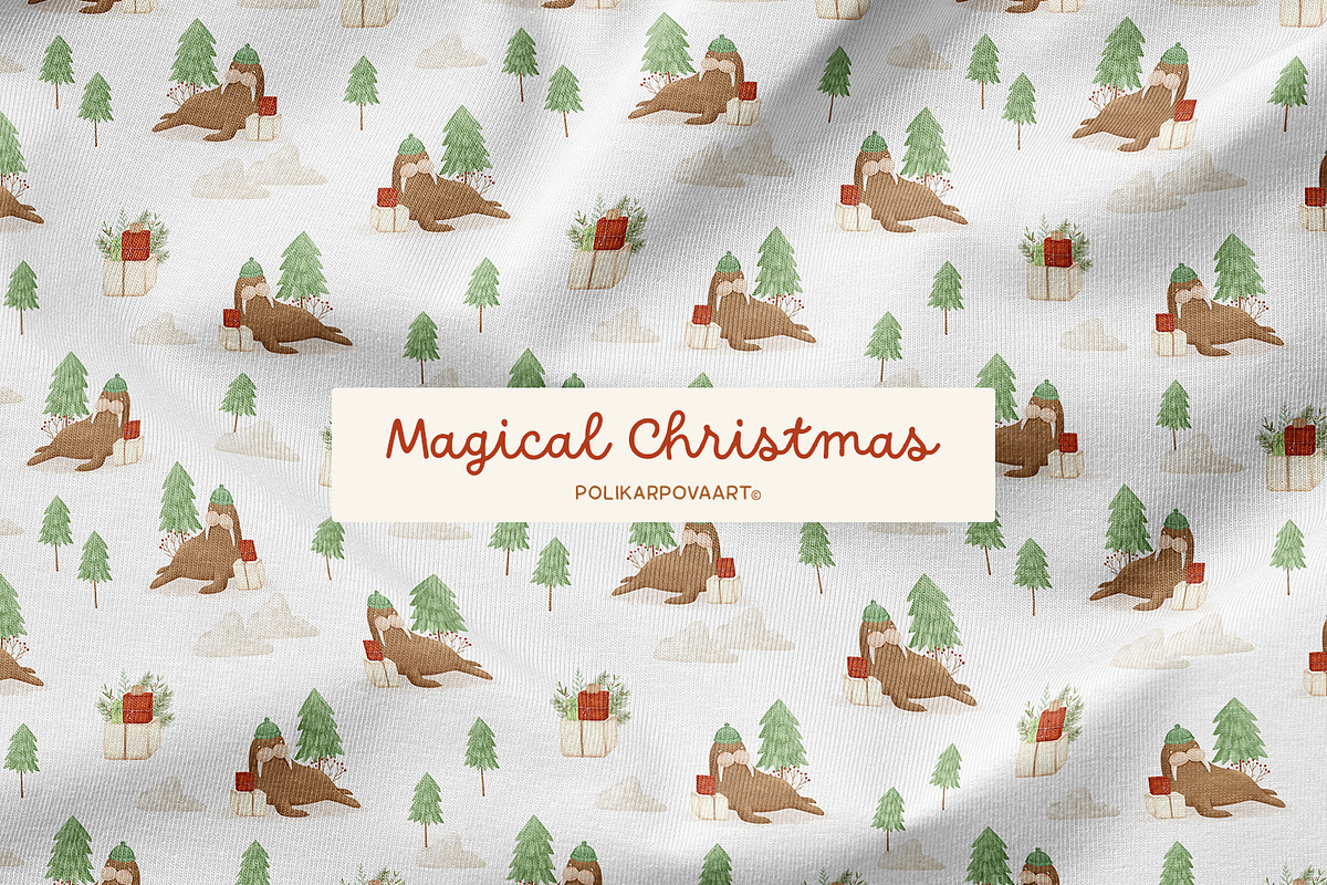 Magical Christmas - kids collections, a Seasonal Illustration by polikarpovaart (Photo 11 of 20)