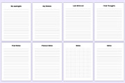 Rainbow 2025 End of Life Planner Kdp, a Stationery Template by Mustafiz (Thumbnail 8 of 8)