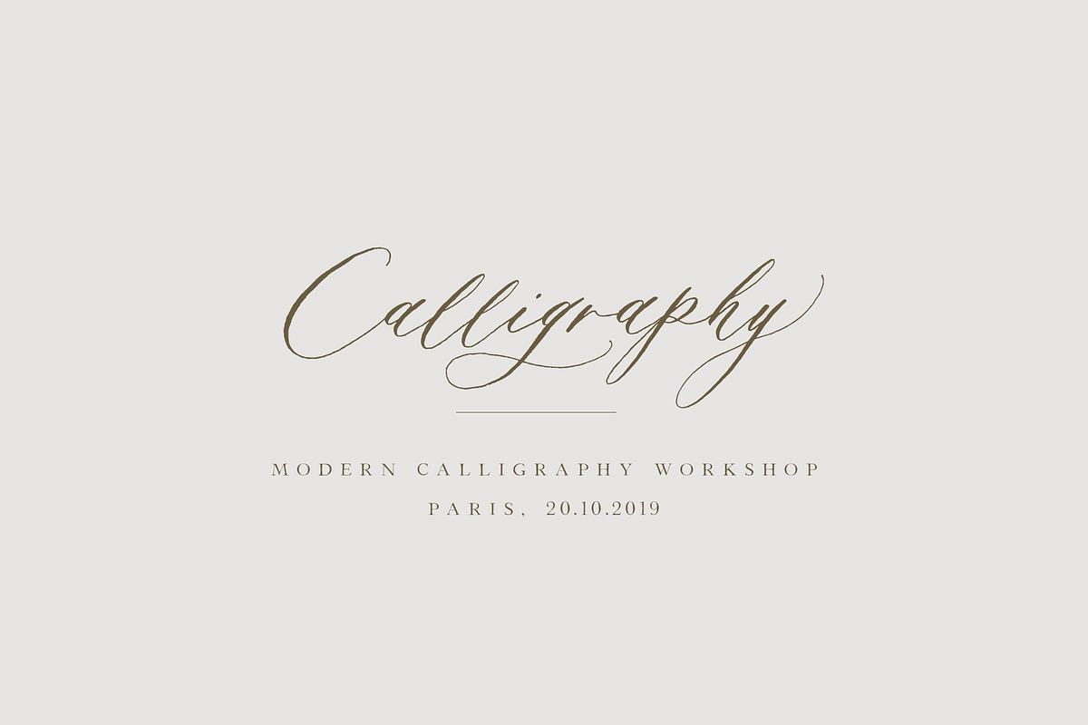 La Roche Font Duo, a Script Font by Calamar Studio (Photo 13 of 19)