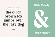 Bright Melody A Display Typeface, a Serif Font by zeenesia (Thumbnail 13 of 18)