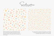 pastel flowers floral pattern, a Pattern Graphic by Pink Studio Art (Thumbnail 3 of 5)