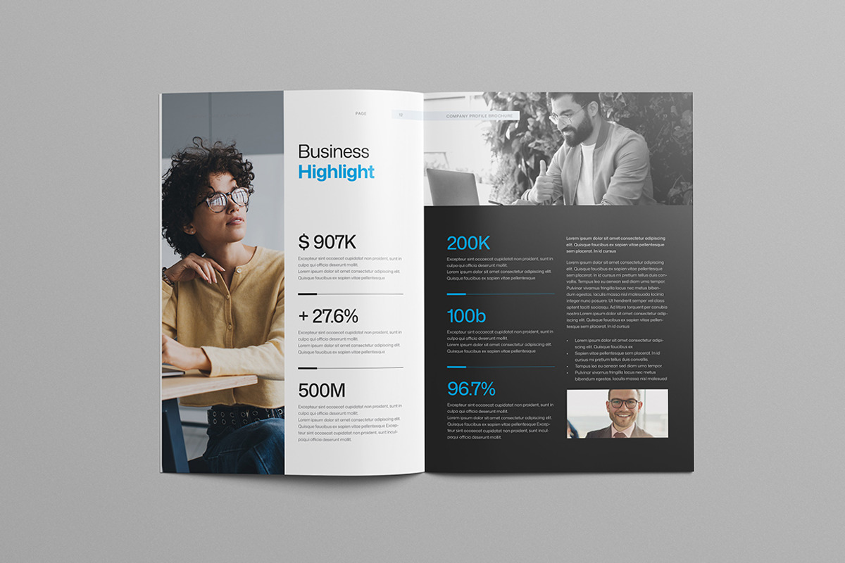 Company Profile | Word & InDesign, a Brochure Template by HiveArts (Photo 7 of 9)