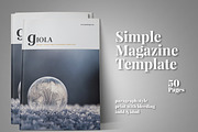 Giola Magazine (2017 Edition), a Magazine Template by Bokuto (Thumbnail 1 of 8)