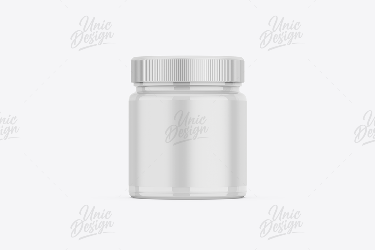 Plastic Jar Mockup, a Cups & Container Mockup by UnicDesign (Photo 2 of 3)
