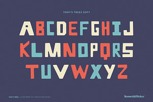 Tony's Trees - A Fun Forest Font!