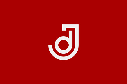 Letter JD or DJ logo, a Branding & Logo Template by Rasagama Studio