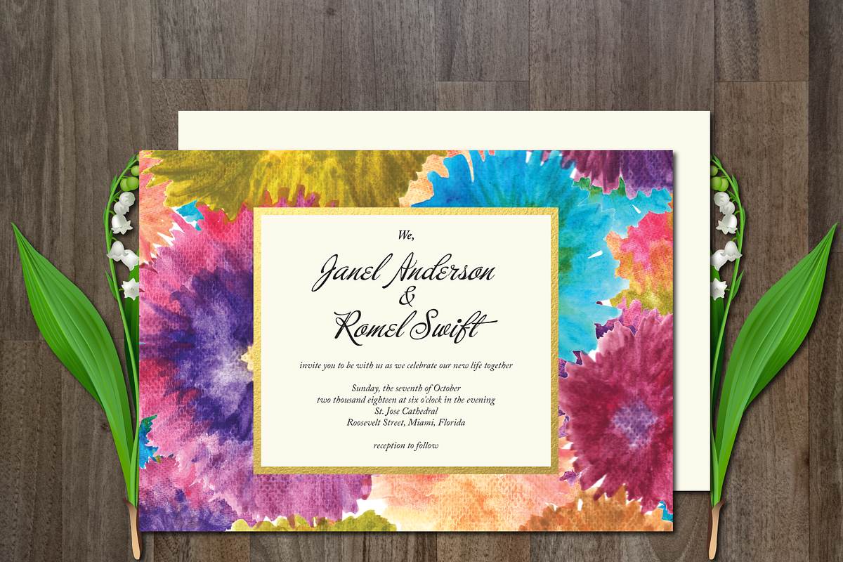 Wedding Invitation, an Invitation Template by aticnomar