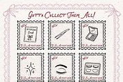 Lash Tech Clipart, Beauty Doodles, an Object Illustration by The October Creative (Thumbnail 6 of 6)