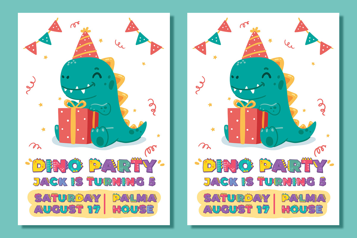 Dino - SVG Color Font, a Sans Serif Font by Blankids Studio (Photo 4 of 6)