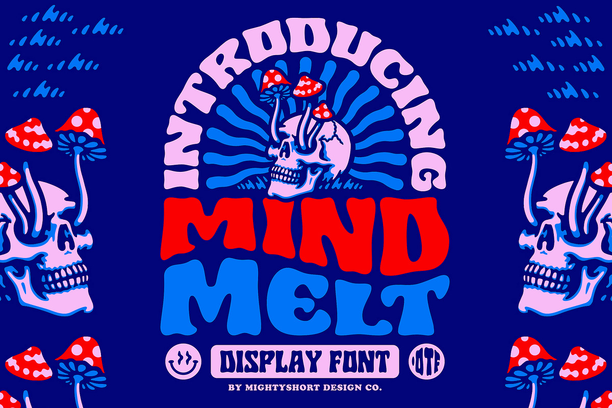 Mind Melt Font, a Font by MightySHORT (Photo 1 of 3)