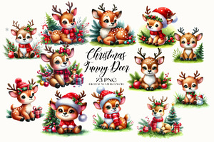 Christmas Funny Deer