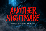 Another Nightmare - Horror Font, a Blackletter Font by agnyhasyastudio (Thumbnail 1 of 16)