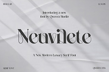 Neuvilete - Modern Luxury Serif Font